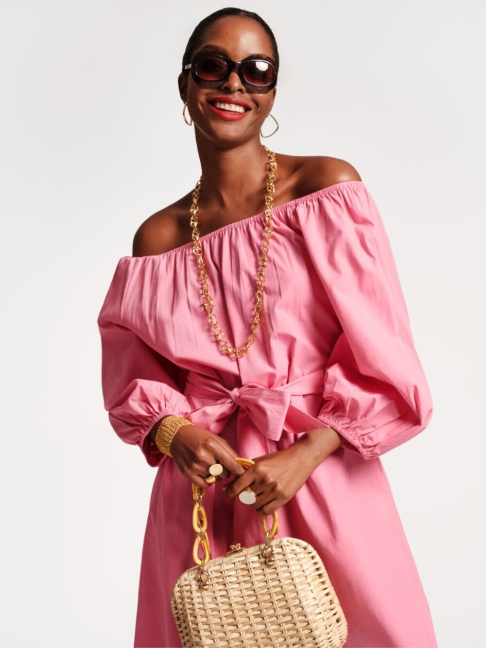 Bliss Midi Dress - Pink - Picture 3 of 5